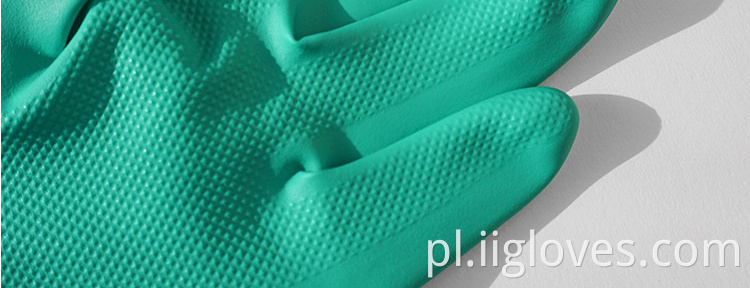 Odporna na chemikalia nitrylowa pełna powłoka rękawiczka wodoodporna kwasowy olej odporny na olejek domowy rękawiczki czyszczące narzędzia